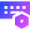 Keyboard Option Setting Bolt Nut Icon from Sharp Gradient Set