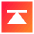Projection Square Icon from Sharp Gradient Set