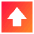 Shift Square Icon from Sharp Gradient Set