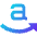 Amazon Logo Icon from Sharp Gradient Set