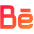 Behance Logo Icon from Sharp Gradient Set