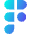 Figma Logo Icon from Sharp Gradient Set