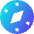 Safari Logo Icon from Sharp Gradient Set