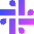 Slack Logo Icon from Sharp Gradient Set