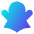 Snapchat Logo Icon from Sharp Gradient Set