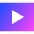 Youtube Logo Icon from Sharp Gradient Set