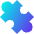 Module Puzzle 1 Icon from Sharp Gradient Set