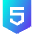 Html Five Icon from Sharp Gradient Set
