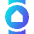 Watch Circle Home Icon from Sharp Gradient Set