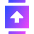 Watch Square Download Icon from Sharp Gradient Set