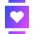 Watch Square Heartbeat Monitor 1 Icon from Sharp Gradient Set