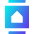 Watch Square Home Icon from Sharp Gradient Set