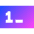 Number Field Icon from Sharp Gradient Set