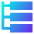 Web Hierarchy Icon from Sharp Gradient Set
