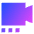 Webcam Video Call Connecting Icon from Sharp Gradient Set