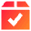 Shipment Check Icon from Sharp Gradient Set