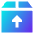Shipment Pickup Icon from Sharp Gradient Set