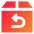 Shipment Return Icon from Sharp Gradient Set