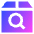 Shipment Search Icon from Sharp Gradient Set