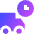 Transfer Truck Time Icon from Sharp Gradient Set