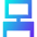 Workspace Desk Icon from Sharp Gradient Set