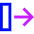 Line Arrow Move Right 2 Icon from Sharp Neon Set