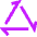 Line Arrow Triangle Loop Icon from Sharp Neon Set