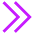 Double Tailless Line Arrow Right Icon from Sharp Neon Set