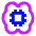Artificial Intelligence Brain Chip Icon from Sharp Neon Set