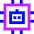 Ai Chip Robot Icon from Sharp Neon Set