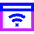 Browser Wifi Icon from Sharp Neon Set