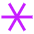 Asterisk 2 Icon from Sharp Neon Set