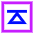 Projection Square Icon from Sharp Neon Set