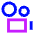 Camera Video Icon from Sharp Neon Set