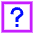 Dice Question Icon from Sharp Neon Set