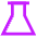 Flask Empty Icon from Sharp Neon Set