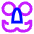 Party Mask Icon from Sharp Neon Set