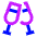 Champagne Party Alcohol Icon from Sharp Neon Set