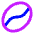 Coffee Bean Icon from Sharp Neon Set
