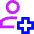 Nurse Assistant Emergency Icon from Sharp Neon Set