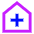 Medical House 1 Icon from Sharp Neon Set