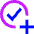 Add Task Reminder Icon from Sharp Neon Set