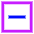 Subtract Square Icon from Sharp Neon Set