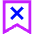 Delete Bookmark Icon from Sharp Neon Set