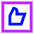 Like Square Icon from Sharp Neon Set