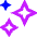 Multiple Stars Icon from Sharp Neon Set