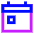 Calendar Event Icon from Sharp Neon Set