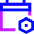 Calendar Setting Bolt Nut Icon from Sharp Neon Set