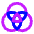 Color Palette Icon from Sharp Neon Set
