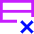 Delete Row Icon from Sharp Neon Set
